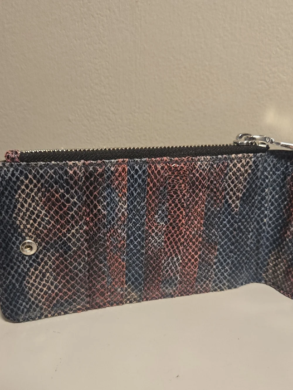 Aimee Kestenberg Multicolor Snakeskin-Print Wristlet - Picture 6 of 12